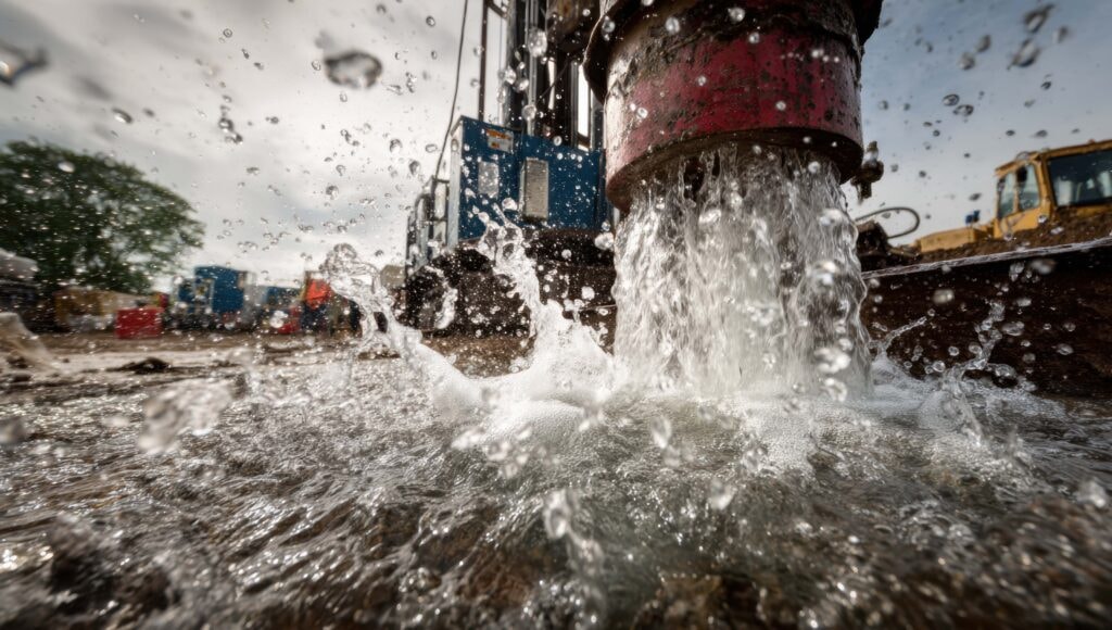 Deep well drilling equipment